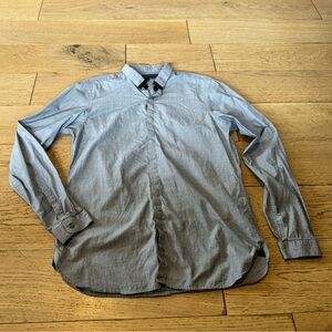The Kooples‎ Men’s Classic Button Up Shirt Gray Size Small